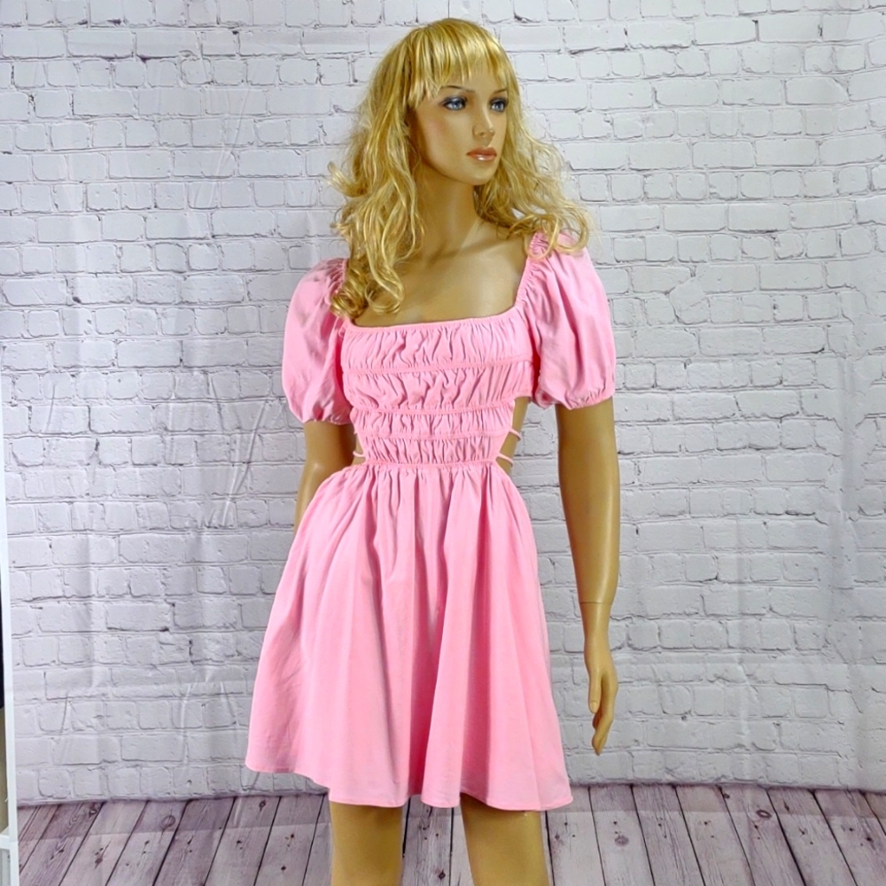 Hello Molly Pink Midi Dress